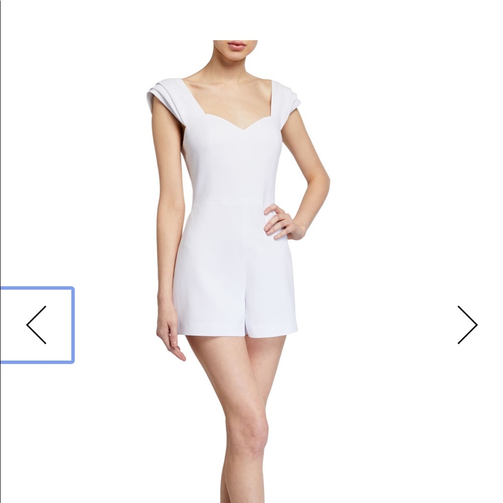 Alice and Olivia Romper White, size 2 worn once